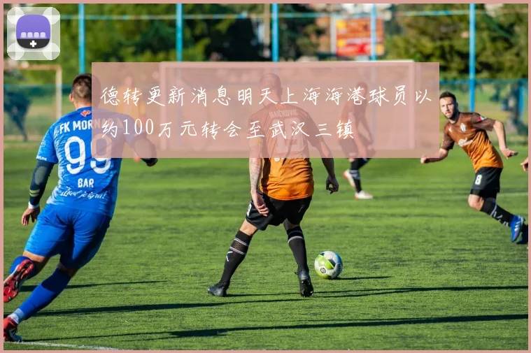 德转更新消息明天上海海港球员以约100万元转会至武汉三镇