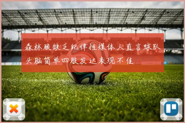 森林狼缺乏纪律性媒体人直言球队头脑简单四肢发达表现不佳