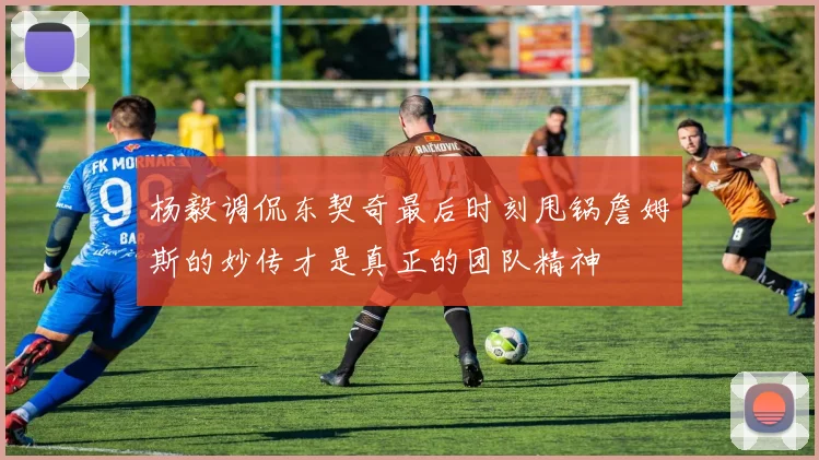 杨毅调侃东契奇最后时刻甩锅詹姆斯的妙传才是真正的团队精神